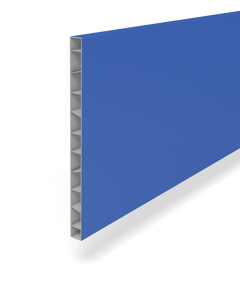 Pen profile 35x500 running meter signal blue closed